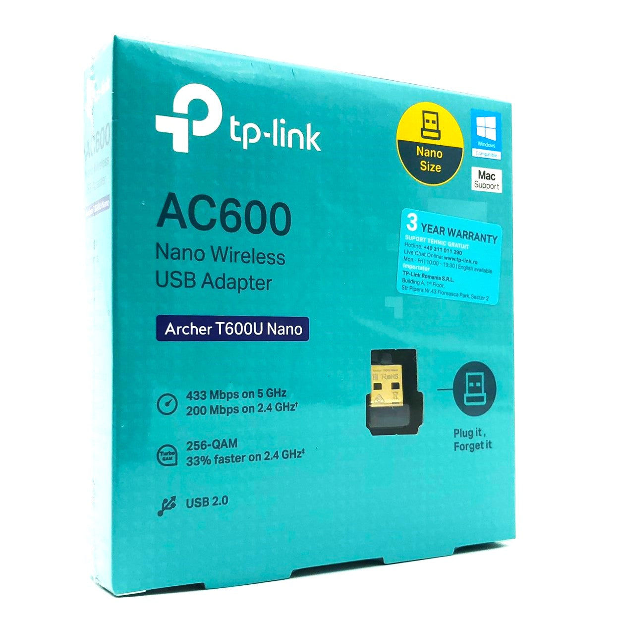 TP-Link Archer AC600 Nano WiFi Adapter