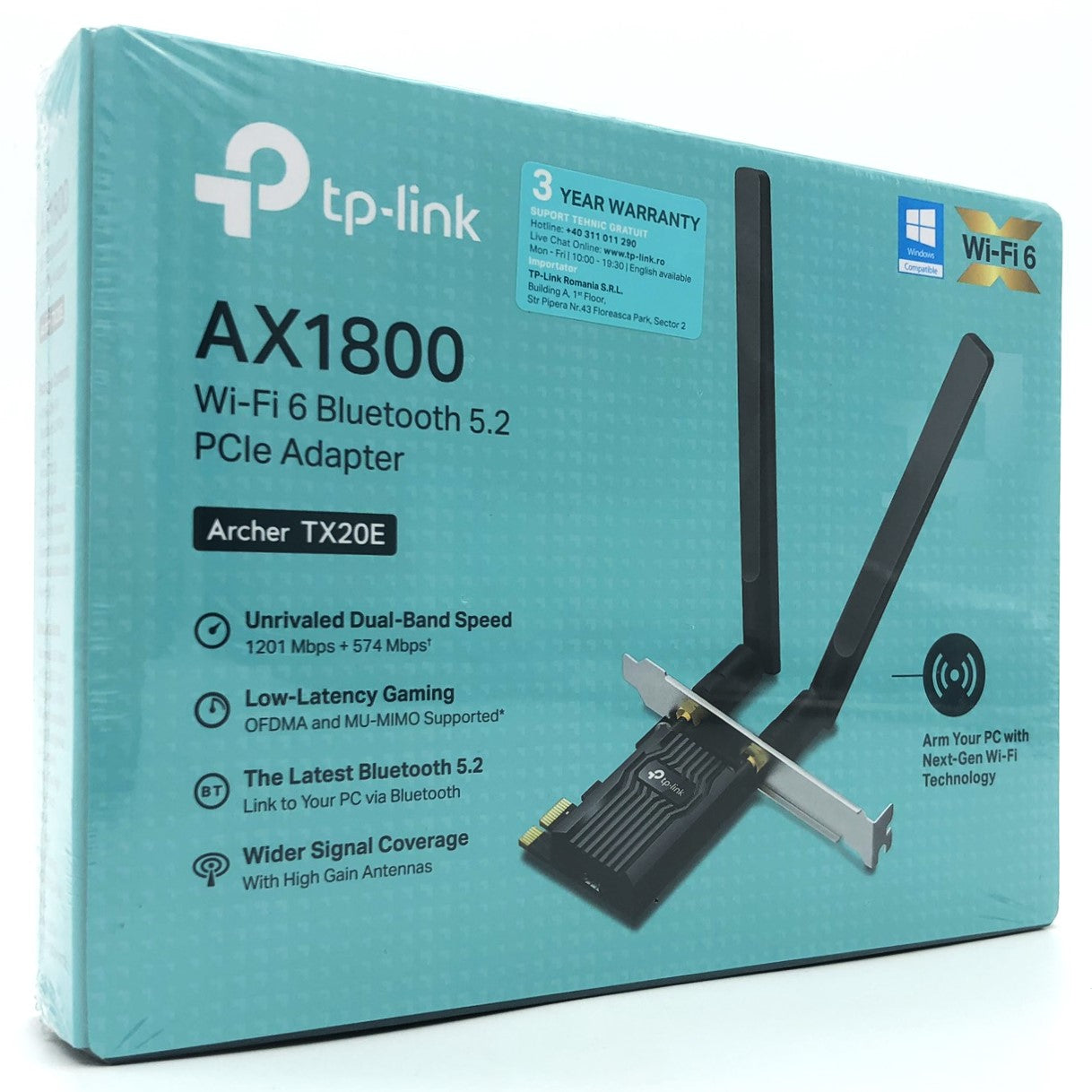 TP-Link Archer TX20E Netværksadapter PCIe