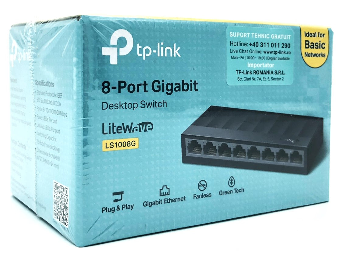 TP-Link LS1008G Gigabit Switch 8-port