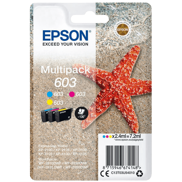 Epson 603 Multipack Farve C/M/Y
