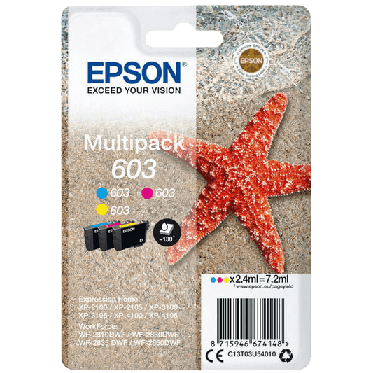 Epson 603 Multipack Farve C/M/Y