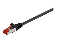 Netværkskabel CAT 6 S/FTP CU LSZH 30 meter Sort