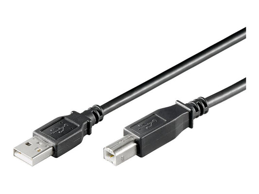 Goobay USB 2.0 A/B 1,8 meter Sort