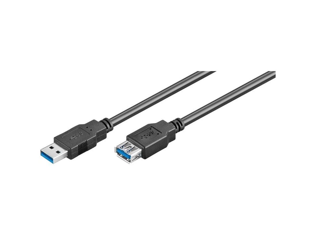 Goobay USB forlængerkabel 5m Sort