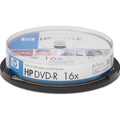 HP LightScribe DVD-R 4.7GB 16x 10stk