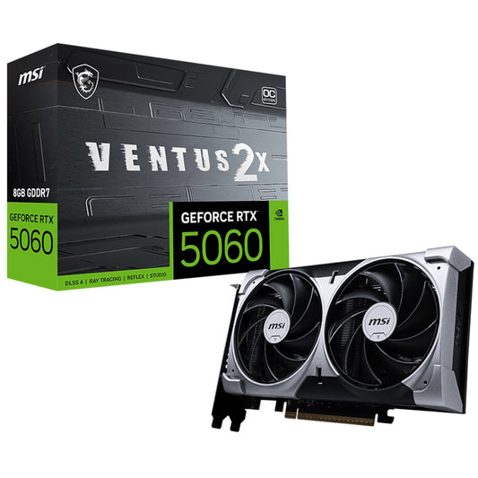 MSI GeForce RTX 5060 VENTUS 2X OC 8GB Grafikkort