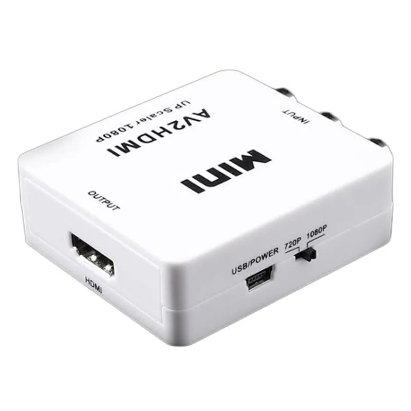 Mini RCA AV til HDMI Konverter