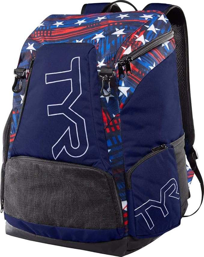 TYR Alliance 45L Backpack 3 Navy/Red